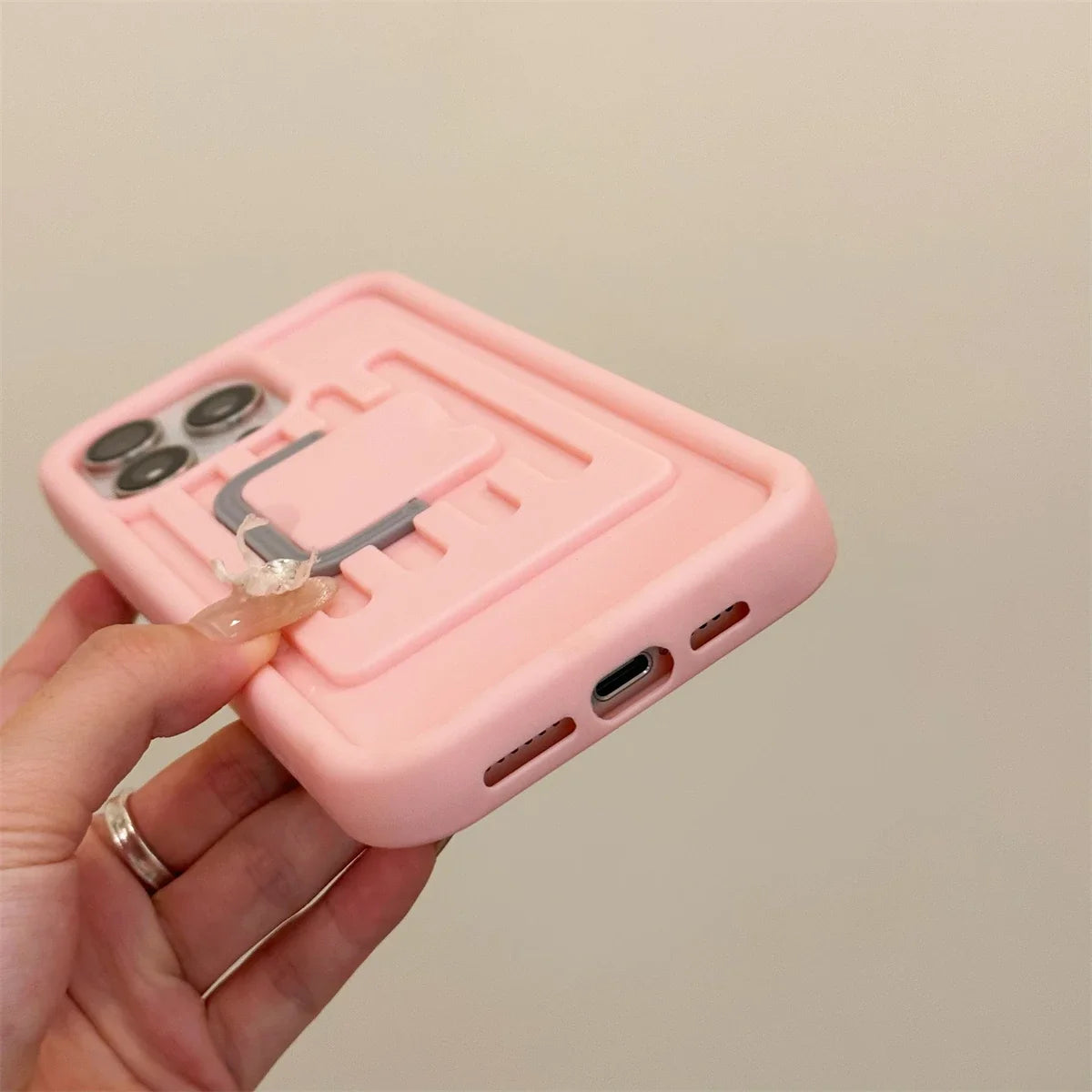 Hot Creative Storage Box Crossbody Lanyard Silicone Phone Shell for Iphone 11 12 13 14 15 Pro Max Funny Shockproof Soft Cover